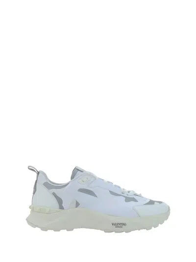 Valentino Garavani Sneakers In Bianco/pastel Grey