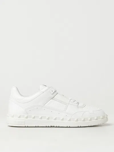 VALENTINO GARAVANI SNEAKERS IN LEATHER AND NYLON,400330001