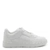 Valentino Garavani Premium Calf Leather Sneakers With Rockstud Detailing In White