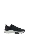 Valentino True Act Printed Canvas Sneakers In Nero