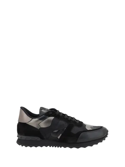 Valentino Garavani Sneakers In Nero-dark Rutenio/nero/nero/nero