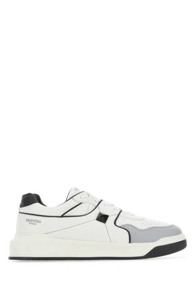 VALENTINO GARAVANI VALENTINO GARAVANI MULTICOLOR NAPPA LEATHER ONE STUD SNEAKERS