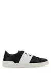 Valentino Garavani Open Leather Sneakers With Contrast Band And Stud Details Shoes In Multi