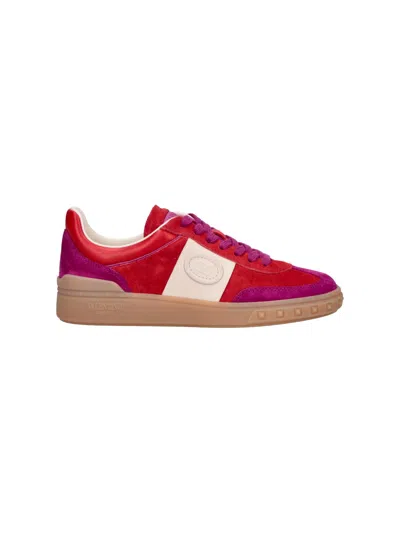 Valentino Garavani Low Top Sneakers Casual Lightweight Silhouette Versatile In Red