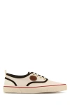 Valentino Nojoke Canvas Sneakers With Contrasting Profiles