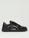 Valentino Panelled Logo-detail Sneakers In Black