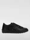 Valentino Rockstud Untitled Studded Leather Sneakers In 黑色