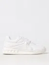 Valentino Garavani Mens White One Stud Xl Chunky-sole Leather Low-top Trainers In Black
