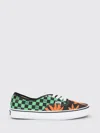 Valentino X Vans Men's Tess St Vlogo Tropical Canvas Low-top Sneakers In Green