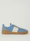 Valentino Garavani Upvillage Low Top Trainer In Crust Leather And Nylon