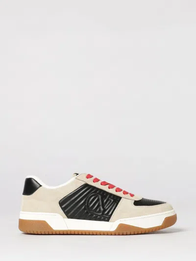 Valentino Garavani Sneakers Contrasting Panels Perforated Detailing Rubber Sole In Multi