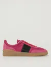Valentino Lace-up Low-cut Casual Shoes In Pink
