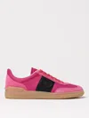 Valentino Lace-up Low-cut Casual Shoes In Pink