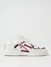 Valentino Garavani 'vl7n' White Sneakers With Maxi Logo Print And Logo Patch On The Tongue In Leathe In White