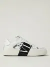 Valentino White Low-top Calfskin Vl7n Sneakers In White