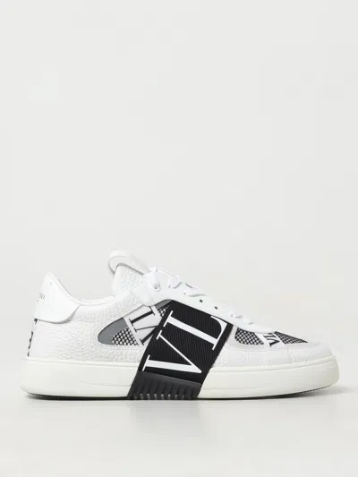 Valentino Garavani Low-top Calfskin Vl7n Sneaker In White