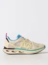 Valentino Garavani Multicolor Leather And Fabric Vlogo Easyjog Sneakers In Nude