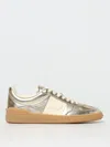 Valentino Low-top Metallic Finish Rubber Sole Sneakers