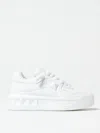 Valentino Extra Large One Stud Sneakers In Weiss