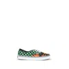 Valentino Garavani And Vans Low-top Fabric Trainer With Vlogo Checkerboard Print And Tropical Leaves In Multi