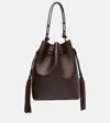 Valentino So Seau Leather Bucket Bag