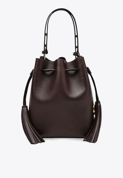 VALENTINO GARAVANI SO SEAU LEATHER BUCKET BAG