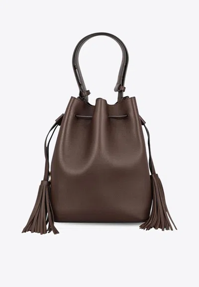 VALENTINO GARAVANI SO SEAU LEATHER BUCKET BAG