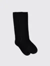 Valentino Garavani Mohair Socks Black In Black