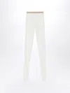 Valentino Logo Waistband Lace Detailed Tights
