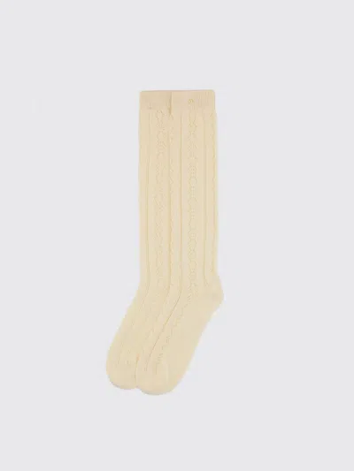 Valentino Socks  Men Color Ivory In White