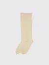 Valentino Cotton Knee-high Socks With Intricate Knit Pattern