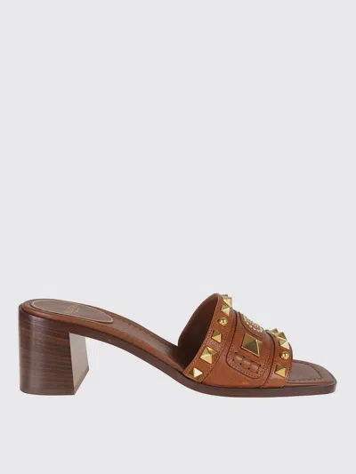Valentino Garavani Socks Valentino Woman Color Tobacco In Brown