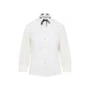 Valentino Soft Cotton Blend Shirt In White