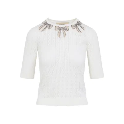 Valentino Soft Cotton White Sweater
