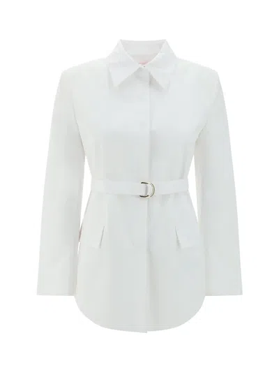 Valentino Garavani Woman Jacket White Size 4 Cotton