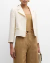 Valentino Crepe Couture Jacke Frau Elfenbein 48 In Ivory