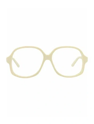 Pre-owned Valentino Garavani Solid Eyeglasses W/ Tags In White