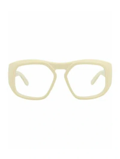 Pre-owned Valentino Garavani Solid Eyeglasses W/ Tags In White