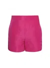Valentino Solid Faille Shorts