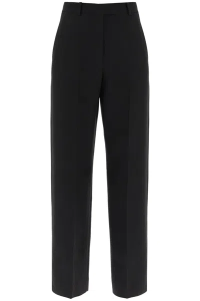 Valentino Sophisticated Black Crepe Couture Pants For Women