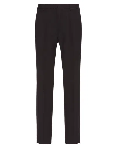 Valentino Sophisticated Slim Trousers In Classic Black For Men In Nero