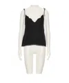 Valentino Spaghetti Strap Camisole In Black