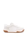Valentino Sparry Sneakers In Split Leather And Nappa In White
