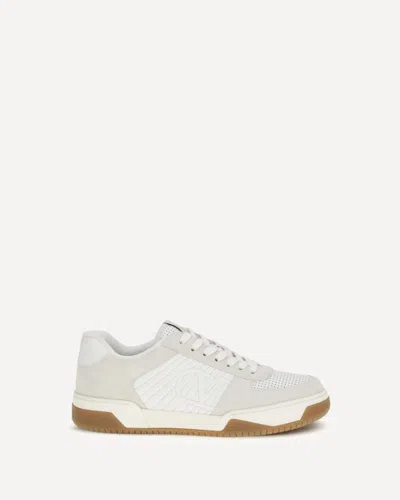 Valentino Garavani Signature Detail Ankle Padding Sneakers With Interchangeable Laces In White