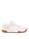 Valentino Sparry Sneakers In Split Leather And Nappa In White