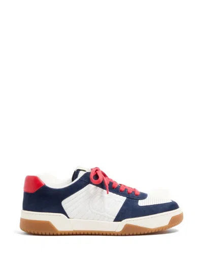 Valentino Garavani Sparry Sneakers Perforated Design Contrast Laces In Multi