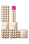 Valentino Spike  Buttery Matte Refillable Lip Color In 302r Pink Is Punk