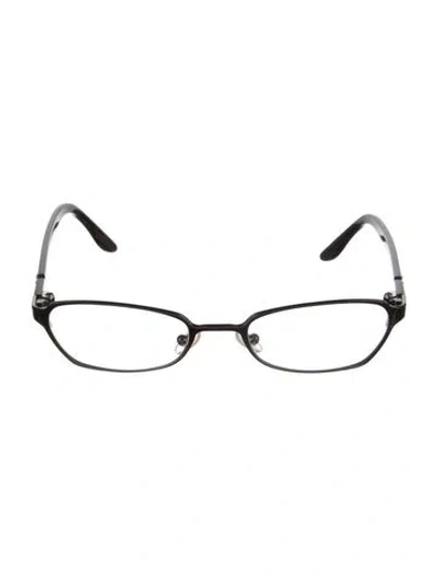 Pre-owned Valentino Garavani Square Eyeglasses In Brown