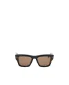 Valentino Square-frame Sunglasses In Brown