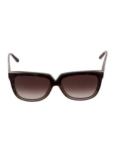Pre-owned Valentino Square Gradient Sunglasses In Neutrals